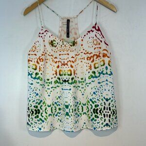 W118 by Walter Baker rainbow leopard print/white sheath tank size XS